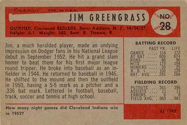 Jim Greengrass back