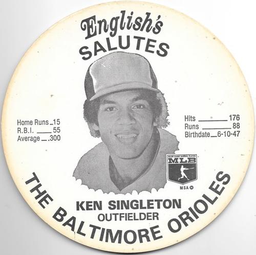 Ken Singleton #NNO