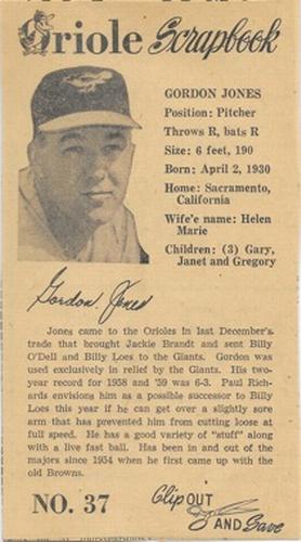 Gordon Jones #37