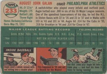 Augie Galan back