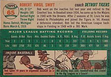 Bob Swift back
