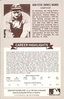 Honus Wagner back