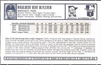 Bert Blyleven back