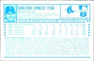 Carlton Fisk back