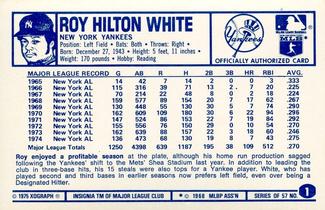 Roy White back
