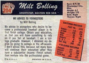 Frank Bolling back