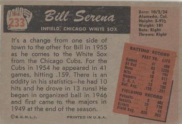 Bill Serena back