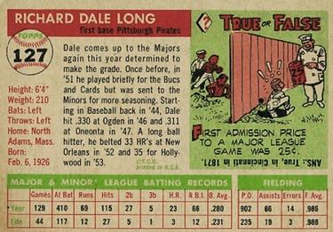 Dale Long back