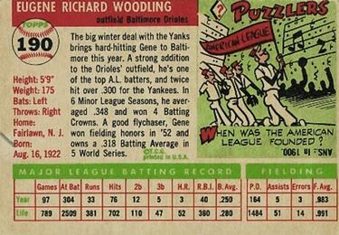Gene Woodling back