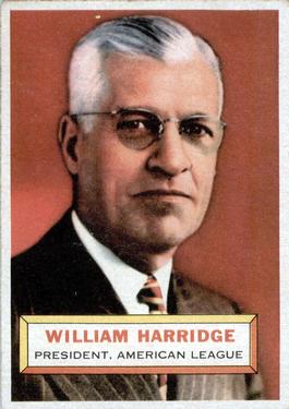 Topps 1 Will Harridge #1956