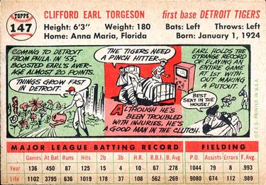 Earl Torgeson back