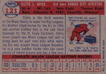 Cletis Boyer back