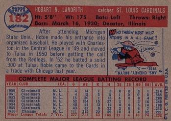 Hobie Landrith back