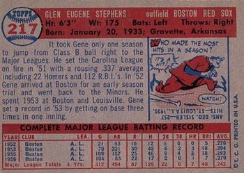Gene Stephens back