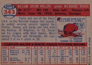 Taylor Phillips back
