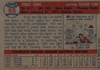 Ernie Banks back