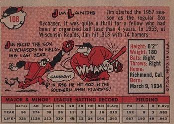 Jim Landis back
