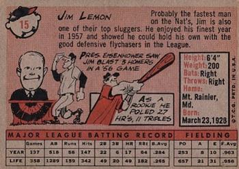 Jim Lemon back