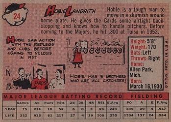 Hobie Landrith back