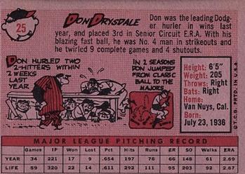 Don Drysdale back