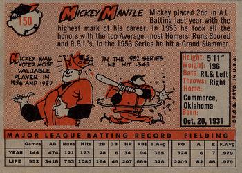 Mickey Mantle back