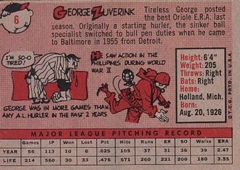 George Zuverink back