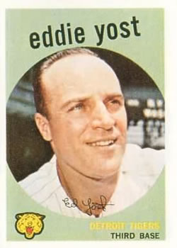 Topps 2 Eddie Yost #1959