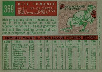 Dick Tomanek back