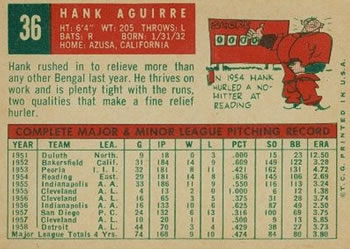 Hank Aguirre back