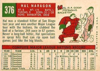 Hal Naragon back
