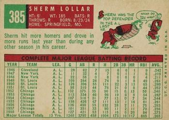 Sherm Lollar back
