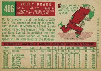 Solly Drake back