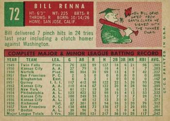 Bill Renna back