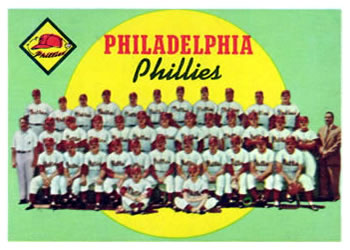 Topps 8 Phillies Team Card / First Series Checklist: 1 88 #1959