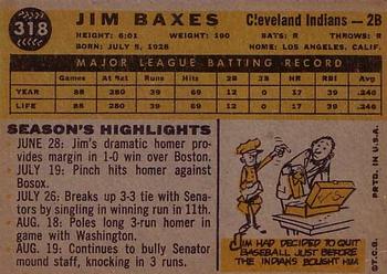 Jim Baxes back