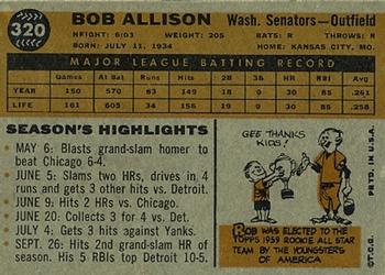 Bob Allison back