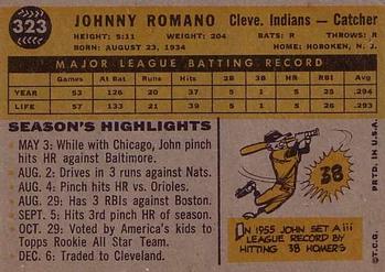 Johnny Romano back
