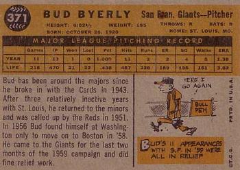 Bud Byerly back