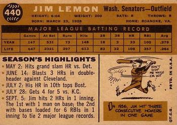 Jim Lemon back