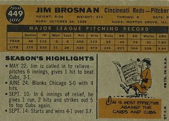 Jim Brosnan back