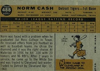 Norm Cash back