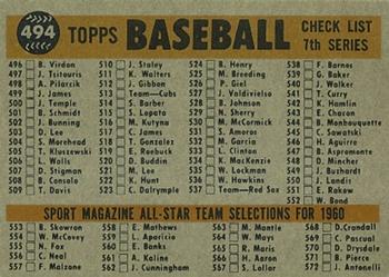 Topps 494 Baltimore Orioles back