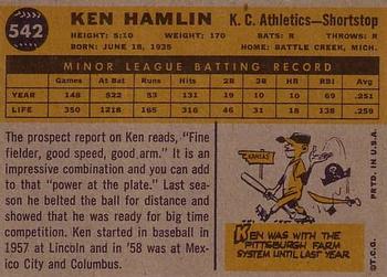 Ken Hamlin back