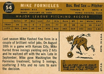 Mike Fornieles back