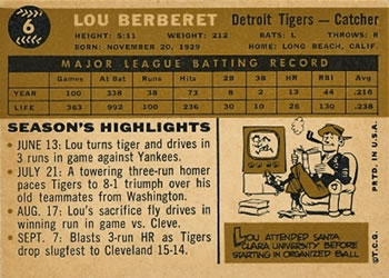 Lou Berberet back