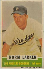 Norm Larker #34