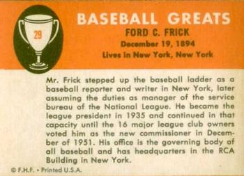 Ford Frick back