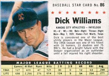 Dick Williams #86