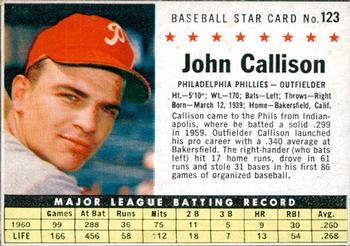 John Callison #123
