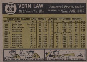 Vern Law back